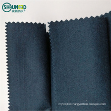 Dark Blue 200gsm Polyester Collar Container Under Collar Felt Fabric for Clothing Collar